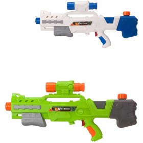 Pistole vodní 50cm se zásobníkem na vodu ultra power 2 barvy plast