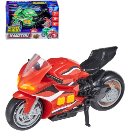 Teamsterz Street silniční motorka na baterie Světlo Zvuk 2 barvy