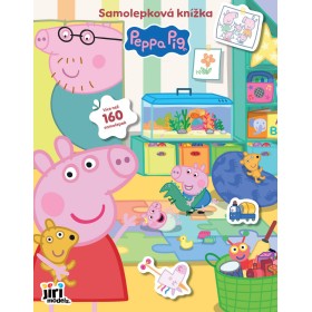 JIRI MODELS Samolepková knížka prasátko Peppa Pig 120+ samolepek