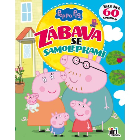 JIRI MODELS Zábava se samolepkami prasátko Peppa Pig