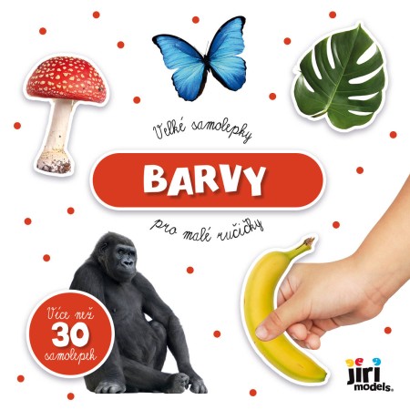 JIRI MODELS Velké samolepky pro malé ručičky Barvy