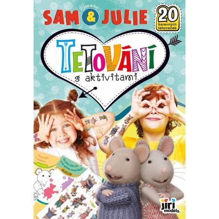 JIRI MODELS Tetování s aktivitami Dům myšek Sam & Julie 20 tetovaček