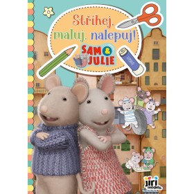 JIRI MODELS Stříhej, maluj, nalepuj! kreativní sešit Dům myšek Sam & Julie