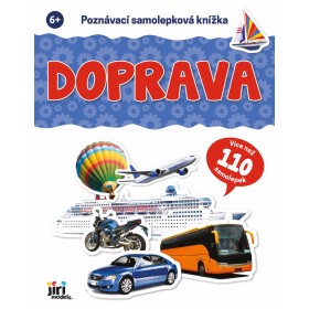 JIRI MODELS Poznávací samolepková knížka s kvízem Doprava