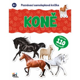 JIRI MODELS Poznávací samolepková knížka s kvízem Koně