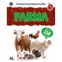 JIRI MODELS Poznávací samolepková knížka s kvízem Farma zvířátka