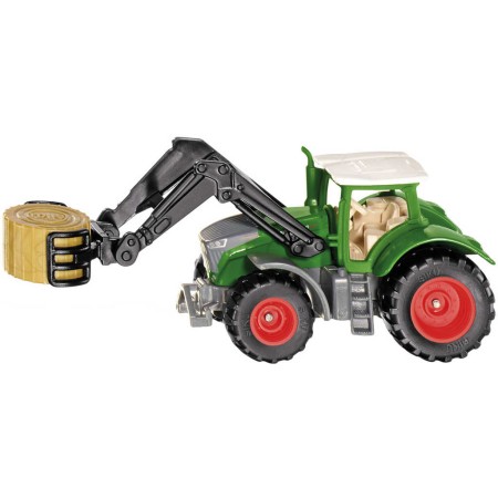 SIKU Blister traktor Fendt Vario 1050 s uchopovačem balíků model kov 1539