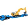 SIKU Tahač s nákladem MAN TG-A set s bagrem Liebherr 974 model 1:87 kov
