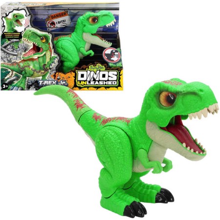 Dinosaurus interaktivní T-Rex junior pravěký ještěr chodící na baterie plast Zvuk