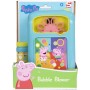 Bublinovač prasátko Peppa Pig elektronický bublifuk set s náplní plast