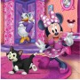 DINO Puzzle 3x55 dílků Disney Den s Minnie Mouse skládačka 18x18cm 3v1