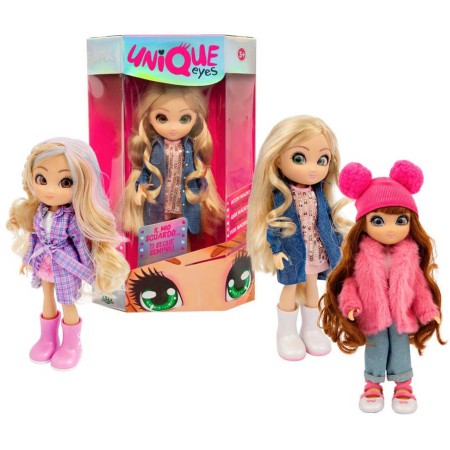 Fashion panenka Unique Eyes 25cm kouzelné oči 3 druhy v krabici