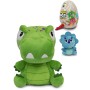 PLYŠ Dinosaurus baby ve vajíčku na baterie Zvuk 3 druhy