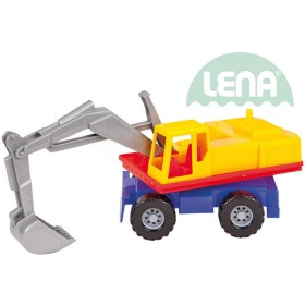 LENA Auto funkční bagr plastový 27cm