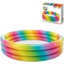 INTEX Bazén dětský kulatý nafukovací 168x38cm duhový 58449