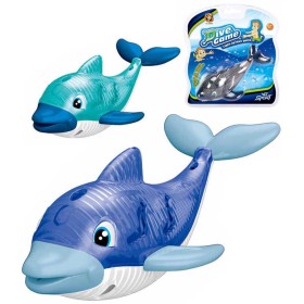 Potápěcí delfín 14cm na baterie na potápění do vody Světlo 3 barvy