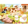 DINO Puzzle maxi baby První hraní Domácí zvířátka 47x33cm 15 dílků XL