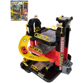 Teamsterz garáž dvoupatrová s výtahem herní set s 5 autíčky kov/plast