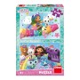 DINO Puzzle Gábi na duze 2x48 dílků 26x18cm skládačka