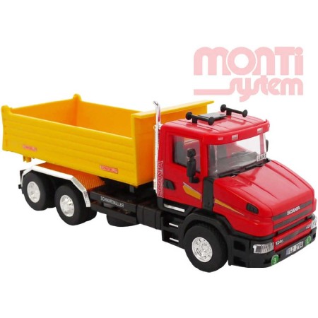 SEVA Monti System PROFI 62 Auto scania sklápěč 1:48 stavebnice MS62 0110-62