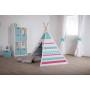 JOHN Indiánský dětský stan Teepee 120x160x120cm dřevěná konstrukce