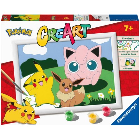 RAVENSBURGER CreArt Pokémoni Namaluj si obraz kreativní set v krabici
