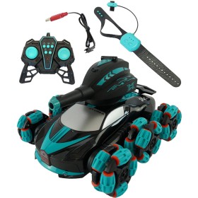 MAC TOYS RC Auto tank s dělem na vysílačku 2,4GHz kouří na baterie Světlo Zvuk