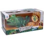 MAC TOYS RC Chameleon na vysílačku s vystřelovacím jazykem na baterie Světlo