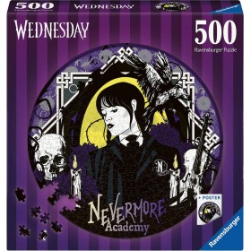 RAVENSBURGER Puzzle kruhové Wednesday 500 dílků 52cm skládačka