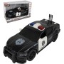 Auto černé policejní 1:20 Policie na baterie Světlo Zvuk