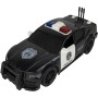Auto černé policejní 1:20 Policie na baterie Světlo Zvuk