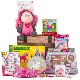 Truhla plná hraček Emily dětské hračky pro holky velká sada mix 10ks