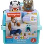 FISHER PRICE Baby vkládačka přepravní box se zvířátky pro miminko