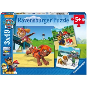 RAVENSBURGER Puzzle 3x49 dílků Tlapková patrola: Psí tým 21x21cm 3v1