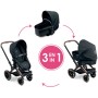CYBEX Kočárek Black černý skládací 3v1 pro panenku miminko