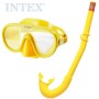 INTEX Adventurer potápěčský plavecký set do vody brýle + šnorchl žlutý 55642
