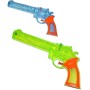 Pistolka dětská vodní barevná stříkací 28cm western transparentní 2 barvy