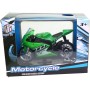 Motorka závodní motocykl kovový 11cm se stojánkem 4 barvy