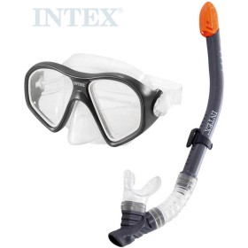 INTEX Reef Rider potápěčský plavecký set do vody brýle + šnorchl černý 55648