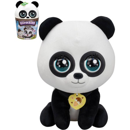 PLYŠ Winksies Cookie panda mrkající interaktivní na baterie Zvuk