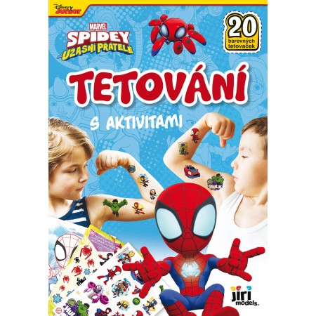 JIRI MODELS Tetování s aktivitami Spidey 20 tetovaček