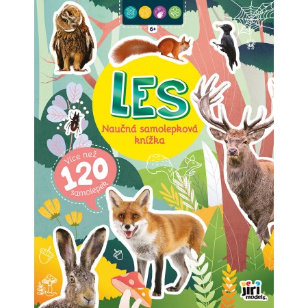 JIRI MODELS Naučná samolepková knížka Les