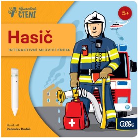 ALBI Kouzelné čtení Kniha interaktivní Hasič minikniha povolání