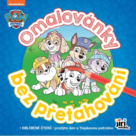 JIRI MODELS Omalovánky bez přetahování Tlapková Patrola (Paw Patrol)