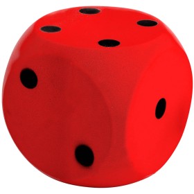 ANDRONI Kostka hrací soft měkká 10cm červená molitanová