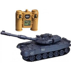 MAC TOYS RC Tank Starx šedý na vysílačku 2,4GHz na baterie Světlo Zvuk