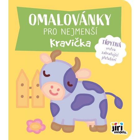 JIRI MODELS Omalovánky pro nejmenší Kravička