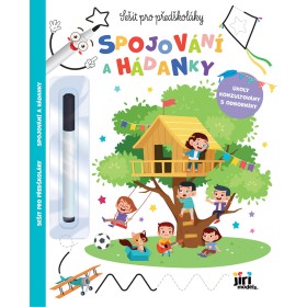 JIRI MODELS Sešit pro předškoláky Spojování a hádanky