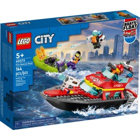 LEGO CITY Hasičská záchranná loď a člun 60373 STAVEBNICE