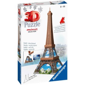 RAVENSBURGER Puzzle 3D Mini budova Eiffelova věž  54 dílků plast